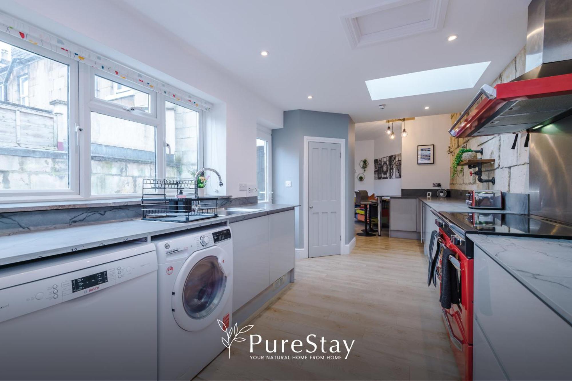 Incredible - Five Bedroom - 7 Actual Beds - 6 Bathroom House By Purestay - Central Bath With Parking Ngoại thất bức ảnh