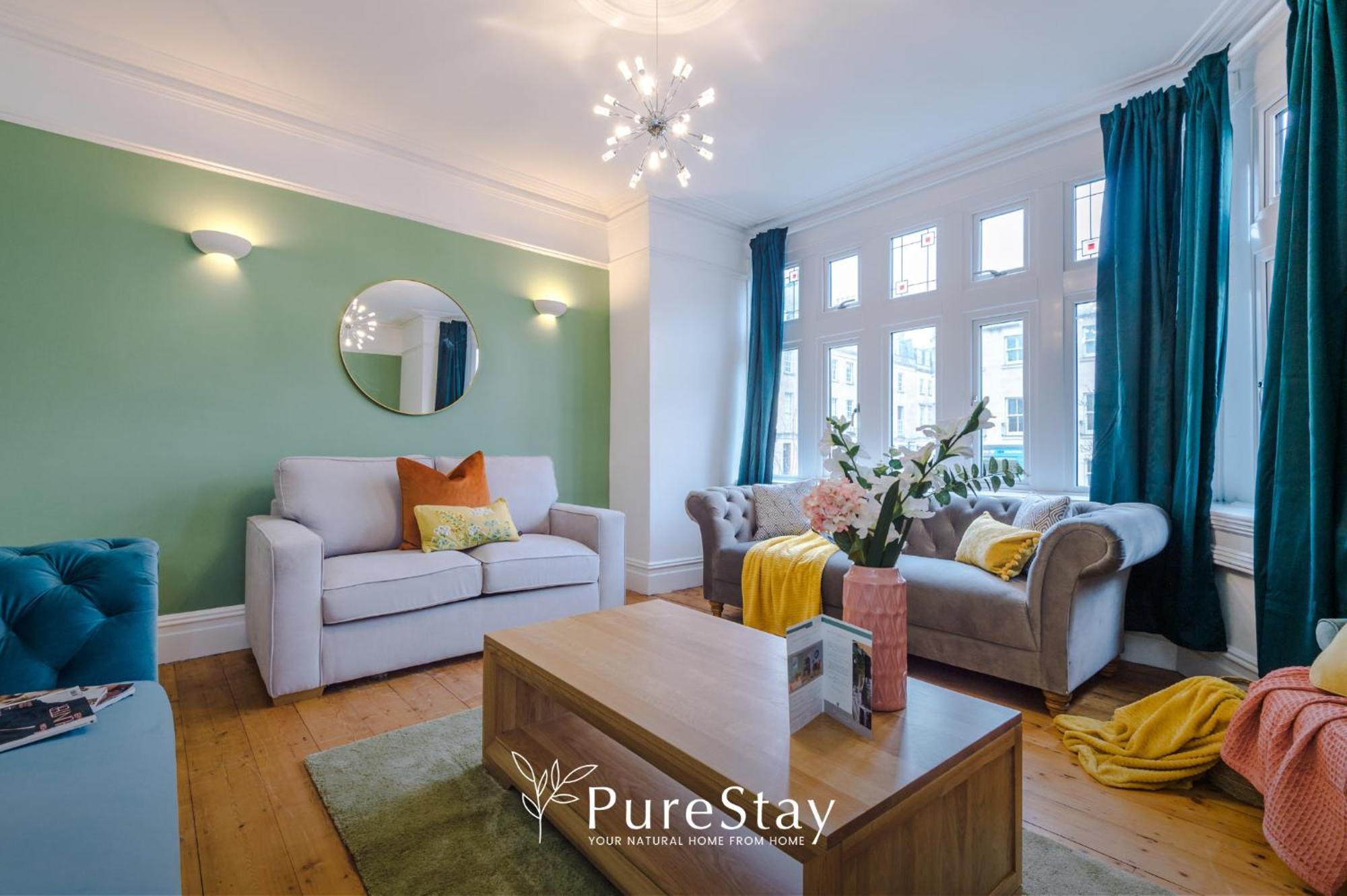 Incredible - Five Bedroom - 7 Actual Beds - 6 Bathroom House By Purestay - Central Bath With Parking Ngoại thất bức ảnh