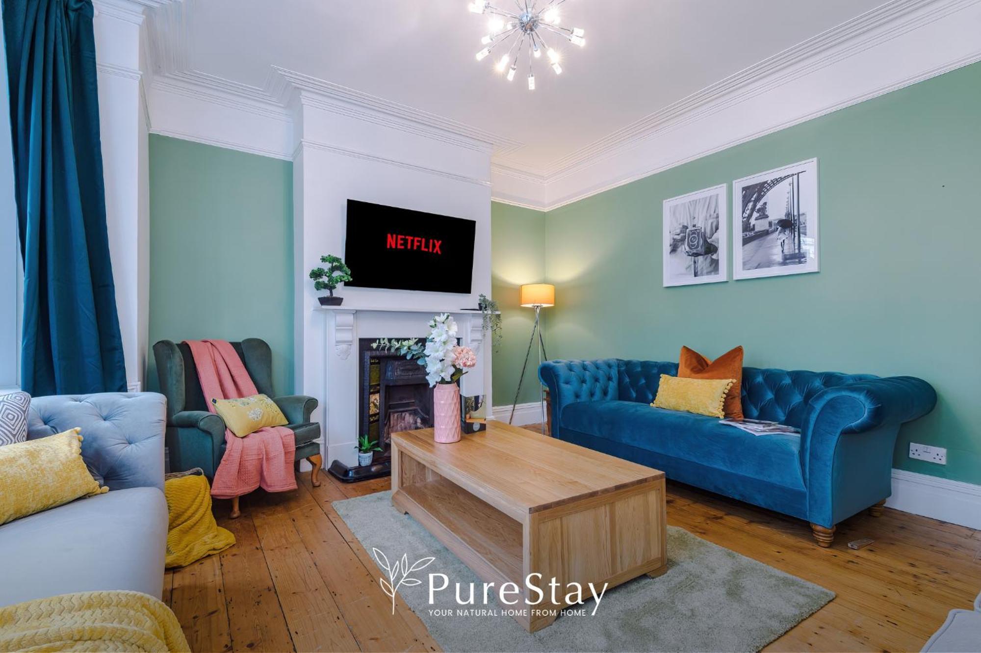 Incredible - Five Bedroom - 7 Actual Beds - 6 Bathroom House By Purestay - Central Bath With Parking Ngoại thất bức ảnh